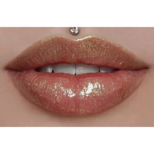 Jeffree Star Cosmetics The Lip Gloss Safeword Safe Word Sheer Gold Shimmer New